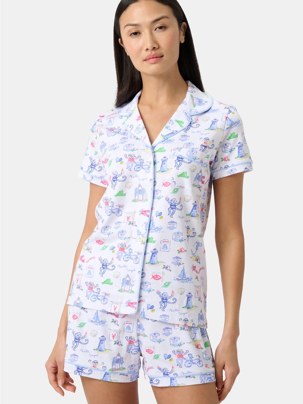 Roller Rabbit Italy Polo pajama set - Picture 2 of 2